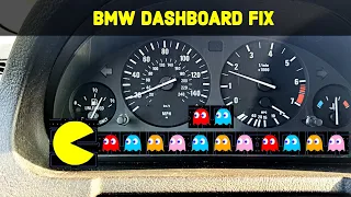 Fixing BMW Dashboard Problem - E53 X5 - RPM, Gas Gauge, Instrument Panel Info Screen Not Working