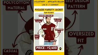 Fugazee - Varsity Jacket , Varsity Jacket Designs , Varsity Jacket Outfit , Cheap Clothes Online 🇮🇳
