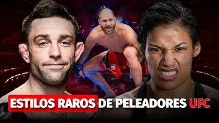 PELEADORES UFC con ESTILOS RAROS