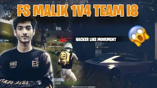 Fs Malik 1v4 Team i8 | Malik 1v4 i8 | Team i8 vs Team fs | Malik vs crypto