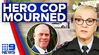 Police officer killed after being hit by car | 9 News Australia