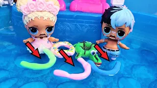 THEY STOLE THE KIDS FROM THE POOL! Kindergarten lol dolls lol lol surprise cartoons Darinelka