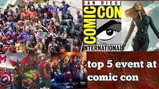 5 most important things happening on comic con 2019