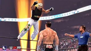 WWE 2K22 Rey Mysterio vs Eddie Guerrero WM 21 (2K SHOWCASE MODE)