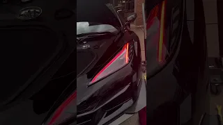 RED daytime running lights for the C8 Corvette! 😍