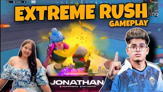 JONATHAN'S EXTREME RUSH GAMEPLAY | DOBBY | ONLY RUSH | KILLER | RUSHGOD | MN squad