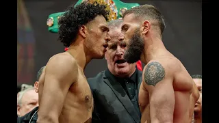 BENAVIDEZ VS PLANT ALMOST BRAWL AT WEIGH INS!