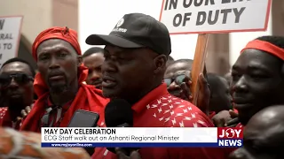 May Day celebration: ECG Staff walk out on Ashanti Regional Minister