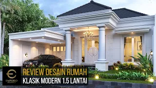 NYAMAN BANGET!! RUMAH MEWAH GAYA KLASIK MODERN YANG ASRI! - JASA DESAIN RUMAH