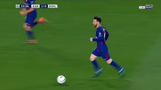 Lionel Messi vs Roma (Home) UCL 2017-18 HD 1080i
