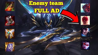 ENEMY TEAM PICKED FULL AD SO I WENT TANK KHA ZIX