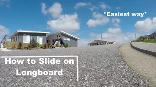 How to Slide on a Longboard for Beginners *easiest way*