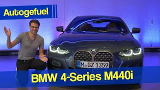 2021 BMW 4-Series Coupé M440i driving vs 430i REVIEW G22 - Autogefuel
