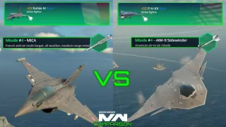F/A-XX VS Rafale M | Strike Fighter Comparison | Modern Warships