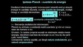 Ipoteza Planck. Fotonul. Explicarea efectului fotoelectric. | Lectii-Virtuale.ro