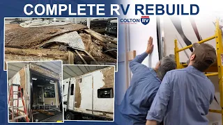 RV Accident Rebuild - Before and After