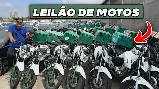 LEILÃO DE MOTOS BARATAS PARA TRABALHAR E GANHAR DINHEIRO