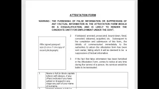 Let's Fill SSC Attestation Form