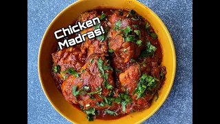 CHICKEN MADRAS CURRY | Restaurant take away style chicken madras | Food with Chetna