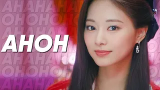 every TWICE title tracks but only when tzuyu say "ohh/ahh"