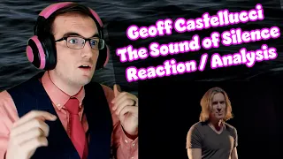THIS was HAUNTING!! | Geoff Castellucci - Sound of Silence | Acapella Reaction/Analysis