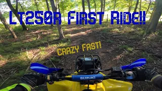 Lt250r Quadracer First Ride!