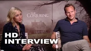 The Conjuring: Vera Farmiga & Patrick Wilson Official Interview | ScreenSlam