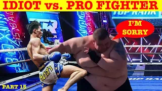 10 MORE MORONS CHALLENGING PROFESSIONAL FIGHTERS TO A FIGHT