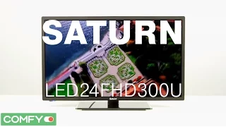 Saturn LED24FHD300U - доступный телевизор с Full HD - дисплеем - Видеодемонстрация от Comfy