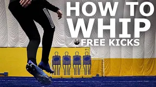 How To Whip A Ball | Step By Step Free Kick Shooting Tutorial