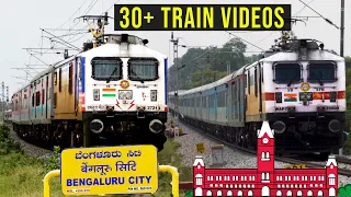 32 High Speed Train Videos | All Chennai - Bangalore Trains | Indian Railways Video