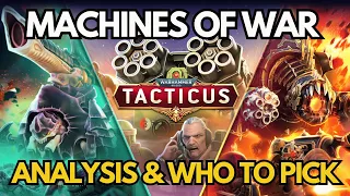 Machines of War - Who to pick first?