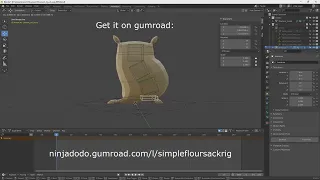 Flour sack animation rig update 1.1