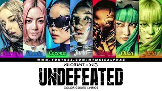 XG & VALORANT - UNDEFEATED (Color Coded Lyrics)