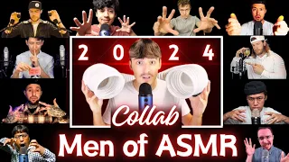 Men of ASMR (Collab) 🔥 Fast and Aggressive Compilation ❣️ (hand sounds, mouth triggers, tapping)