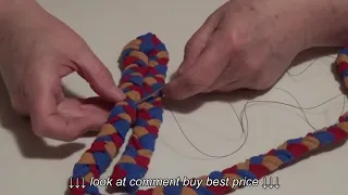 Braided Rug Part 5 lacing your rug
