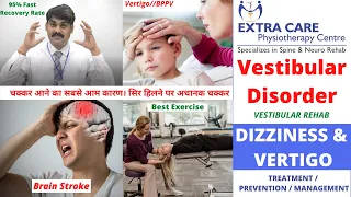 VESTIBULAR DISORDER | DIZZINESS & VERTIGO | Balance Disorder Causes, Symptoms, Test and Treatment