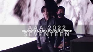 221213 AAA SHADOW & MARCH 4K 정한 직캠 SEVENTEEN JEONGHAN FOCUS