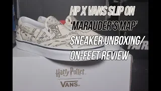 Vans x Harry Potter Slip On 'Marauder's Map' | Solepost Unboxings