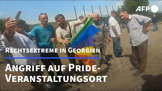 Georgien: Rechtsextreme verwüsten Pride-Veranstaltungsort | AFP
