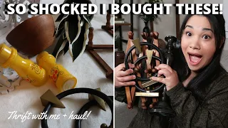 THRIFT WITH ME + Thrift Haul Home Decor | SO SHOCKED I BOUGHT THESE! | Vintage Eclectic Decor