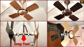 600mm Ceiling Fan Duplex Vertical Drop/Wobble Test |4K60fps 🔥🔥🔥