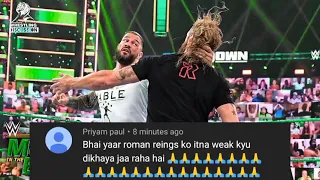 Roman Reigns vs edge MITB 2021 highlight WWE money in the bank 2021 highlight