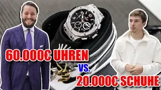 20.000€ Sneaker vs. 60.000€ ROLEX & AP | Vaditim vs. Cologne Watch