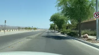 Driving in beautiful North Las Vegas, Nevada