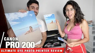 Canon Pixma PRO-200 - Best Dye Photo Printer 2024 | REVIEW & Paper Comparison