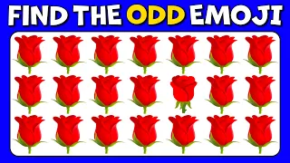 FIND THE ODD EMOJI OUT How good are your eyes in this Emoji Puzzle! Odd Emoji Challenge Video