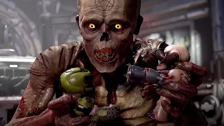 Doom Eternal // Credits  Doom Slayer And Demon Zombie Playing With Toys - Funny Ending.