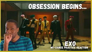 EXO 엑소 'Obsession' MV+Dance Practice REACTION | FIRST TIME REACTION