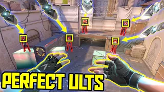 THE POWER OF PERFECT ULTIMATES #9 - 200 IQ Tricks & Combos - VALORANT